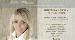 Desktop Screenshot of luxuryhomesintl.com